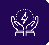 Energy and infrastructure hover icon